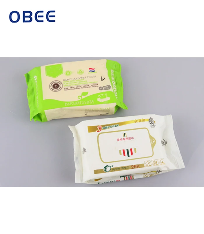 
Top selling 25 sheets biodegradable wet skin wipes from Chinese supplier 