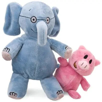 elephant and piggie stuffed toys