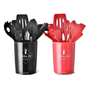 Image of 11 Piece Kitchen Utensil Set With Holder And Color Box SW-CT6C