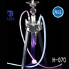 wholesale handmade glass shisha hookah with LED light