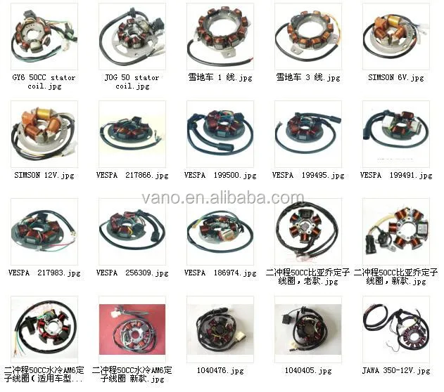 BWS complet magneto stator coil pack for BW