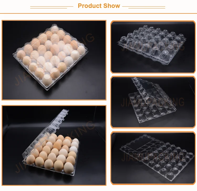 Factory Price 30 Holes Plastic Egg Crate,Clear Wholesale Square Egg