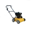 hand push petrol scarifier and rake lawn aerator