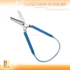 Stainless Steel School smart self opening spring loop scissors