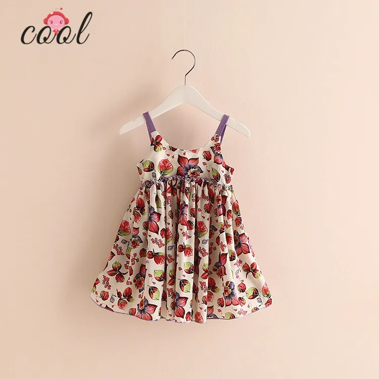 

printed cotton children frock designs girls boutique dress children girl cotton dress wholesale, White;red;pink;rose red;blue