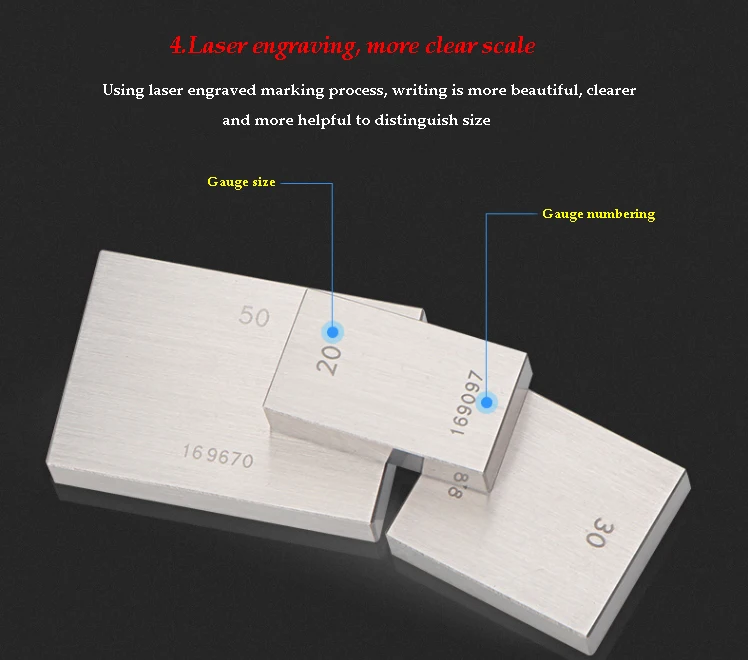 Metric And Inch Rectangular Gauge Block Sets/gage Block Set/gauge