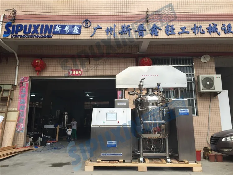 Ei 510L movable vacuum mixing tank for high viscous material (114)