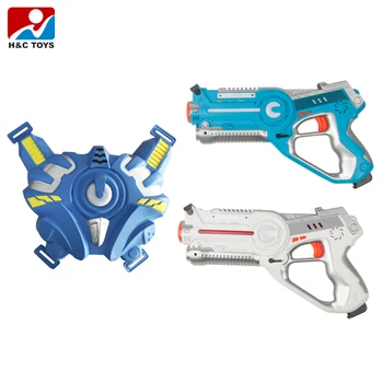 laser gun toy with vest