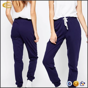 womens navy blue jogging bottoms