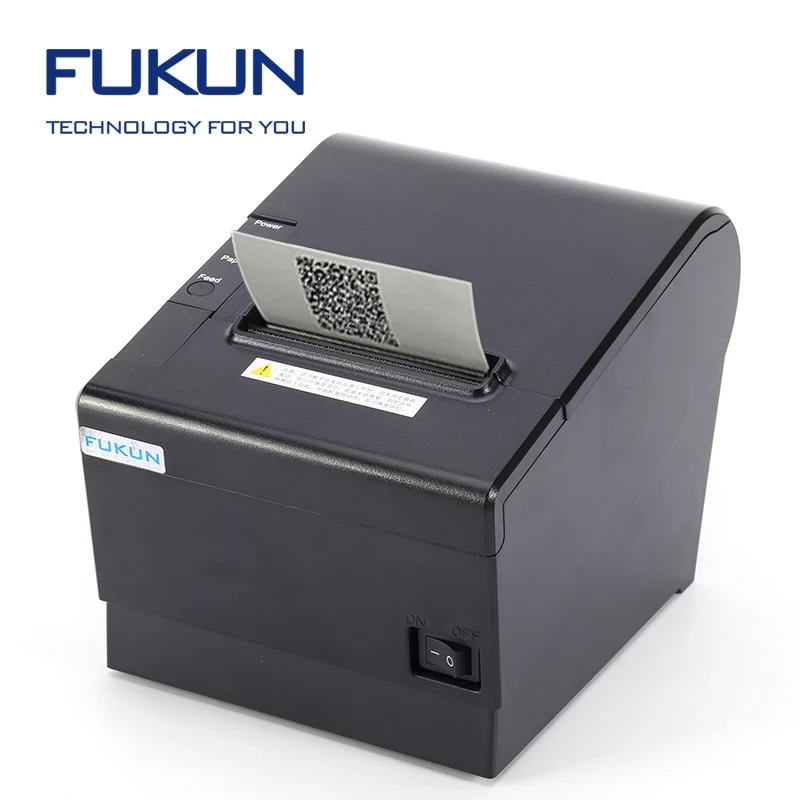 

Multi--language support FK-POS80BS Cashier system android tablet with thermal printer, Black color