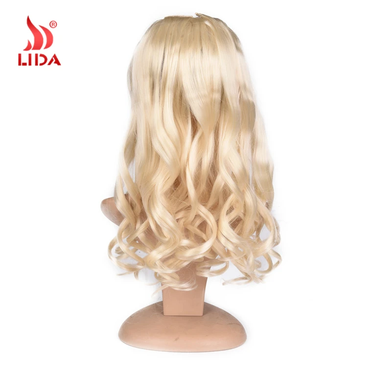 Darling Curly Blonde Clip In Hair Extensions Hairpieces 20inch 613