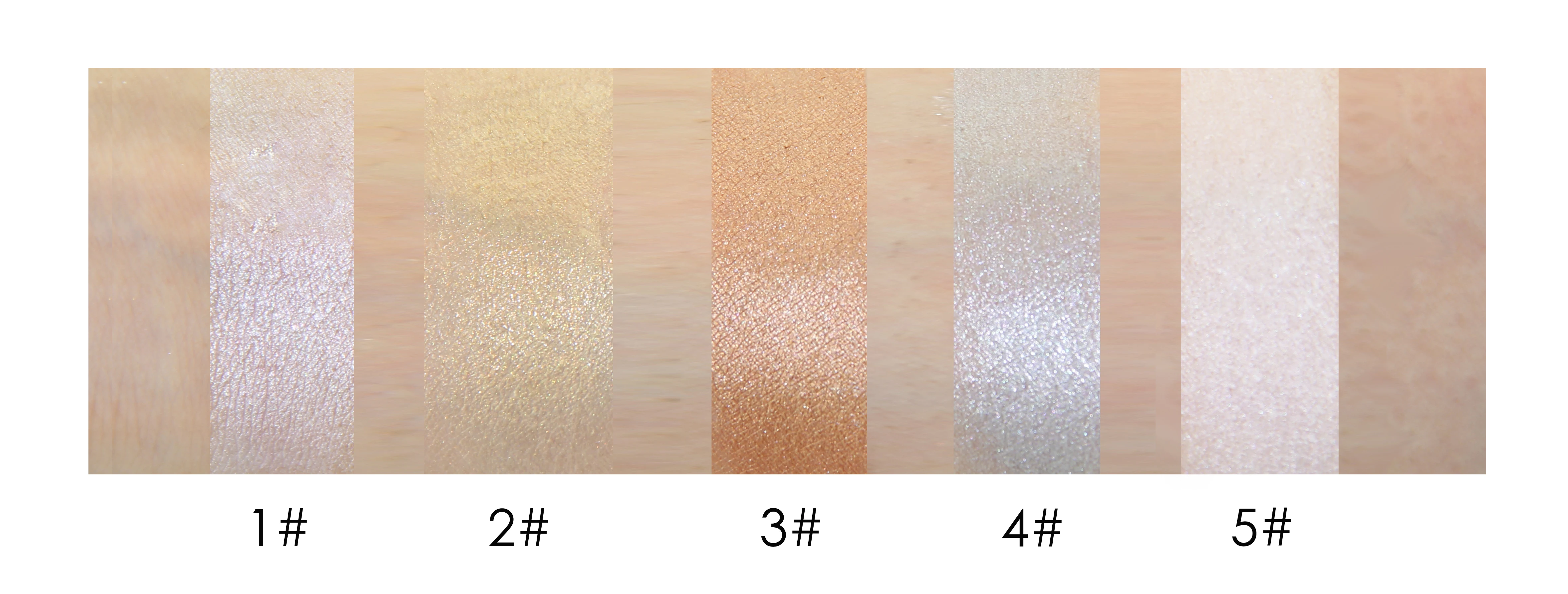 
Private label foundation custom your own brand highlighter makeup glitter foundation 5c 