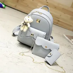 Fashion Backpack Women Pu Leather Back Pack Famous