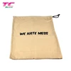 Drawstring Closure for Shoe Footwear Protection Durable and Reusable Cotton Fiannel Shoe Bag