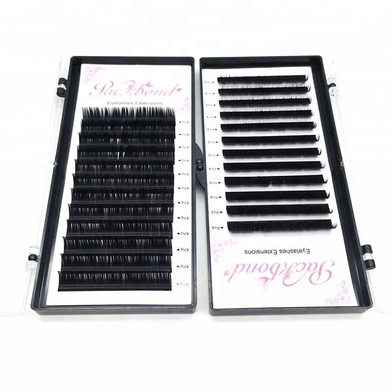 

New style lashes 0.07MM C curl Pre fanned Volume Lashes Individual Eyelash Extensions, Matte/glossy black