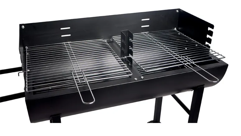 SEJR High Quality Heavy Duty Portable Charcoal BBQ Grills With Wheels 114X43.5X91cm