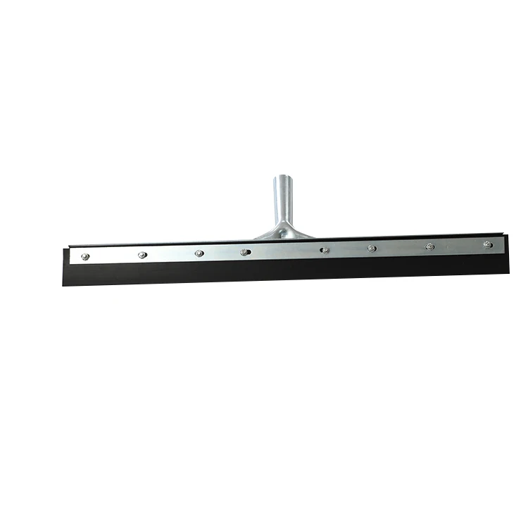 Professional Metal Floor Squeegee Cleaning With Rubber Blade Set With