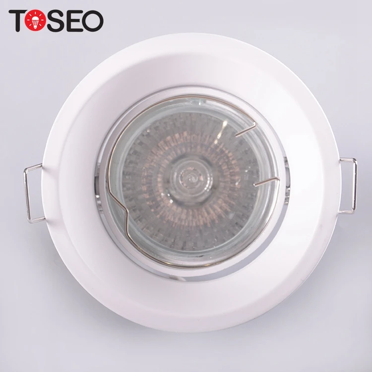 Die cast aluminium downlight  casing 240V GU10 G5.3 round anti-glare grid led recessed downlight