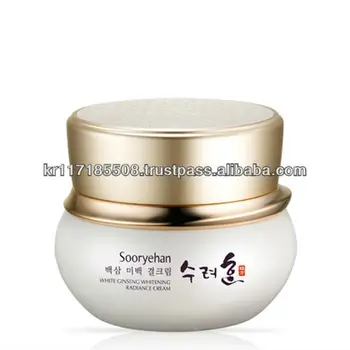 Lg Sooryehan White Ginseng Whitening Radiance Cream - Buy 