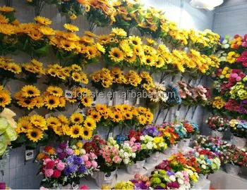 artificial silk sunflowers