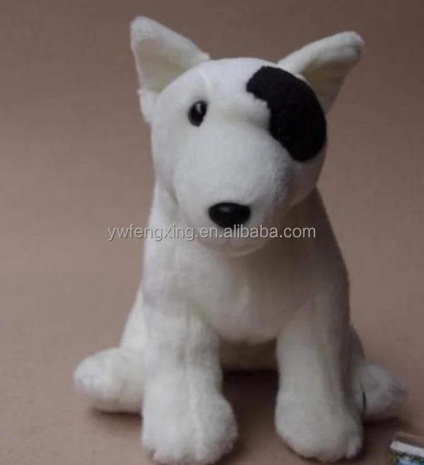 bull terrier stuffed animal