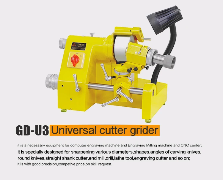 Portable U3 Universal Tool And Cutter Grinder/cutter Grinding Machine