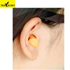 Travelsky Wholesale sound proof airplane noise reduction PU Foam ear plugs for sleeping ear protection plugs