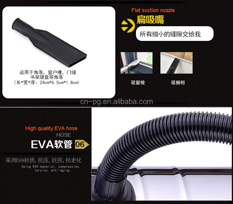 30l 1400w Stainless Steel Industrial Wet And Dry Vacuum Cleaner For