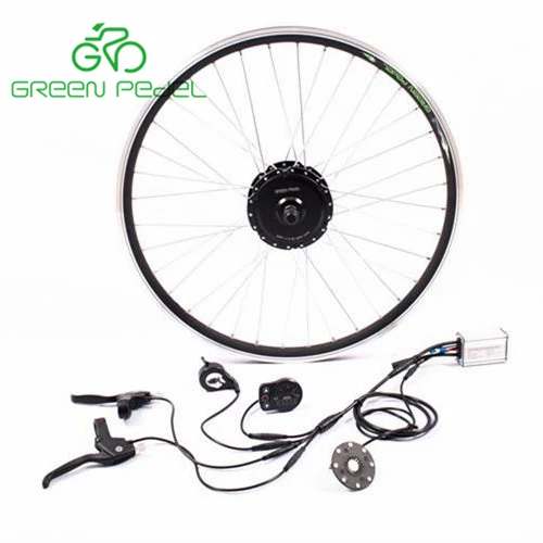 

GreenPedel 36v 250w 350w conversion ebike motor kit with CE certification, Black+silver