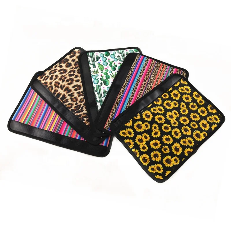 

High Quality Neoprene Seat Belt Shoulder Protective Pad Sleeve Cover, Sunflower,leopard, serape ,seraepe/leopard, cactus