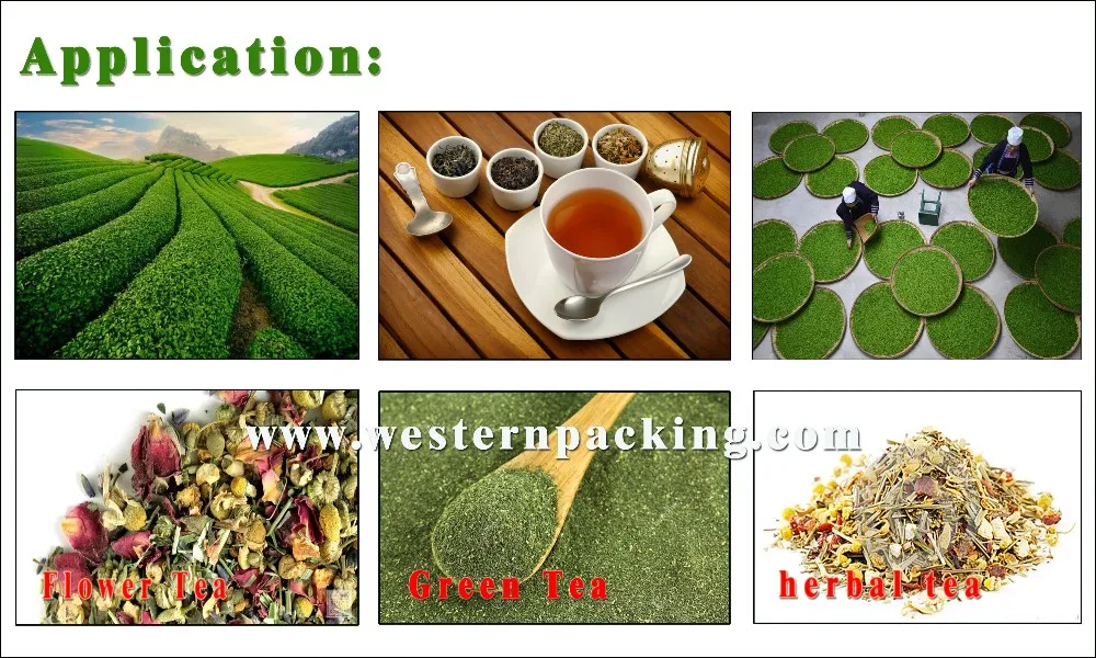 Tea fitter sachet packaging machine application a