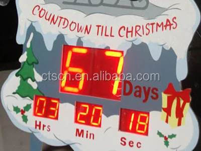 2016 Hot Sell Christmas Santa Claus Clock Countdown Time Led Clock Buy Santa Claus Clock Wall Digital Clock Days Led Countdown Clock Product On Alibaba Com