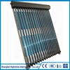 Experienced manufacturer 2015good insulation heat pipe solar collectors with single exchanger pressurized collector reflector