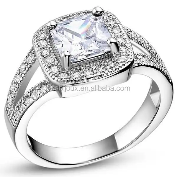 Newest Crystal Platinum Ring Price In India - Buy Crystal Ring ...