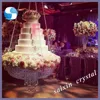 Gorgeous event party decoration hanging crystal cake stand ZT-278H