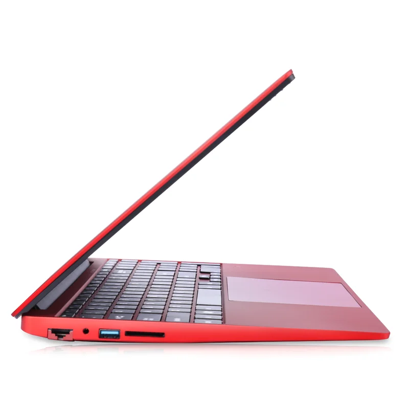 

Laptop J3455 CPU notebook computer netbook 15.6 inch 1920*1080 laptop DHL delivery, Red/silver