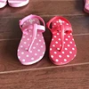 PE sole PVC strap Toddler Pink Solid color Flip Flops