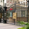 European Style Wrought Iron Gate galvanized steel doors iron main gate design
