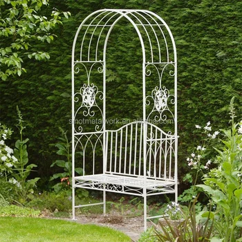 Wrought Iron Rose Arch Metal Garden Flower Arch Design Metal