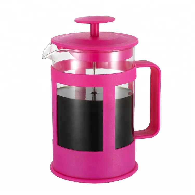 

Factory Wholesale Custom Travel French Press Coffee Maker 350ml, Red/green/black/yellwo