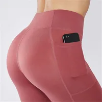 

Danfirst Double Side Pocket Nylon High Elastic Yoga Pants Dry Fit High Waist Fitness Custom Design Pants Leggings