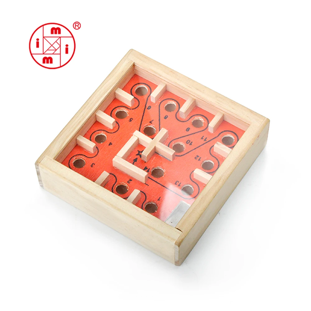 Mini Maze Puzzle Ball Mind Game Lego Building Brick Design Intellect Labyrinth 