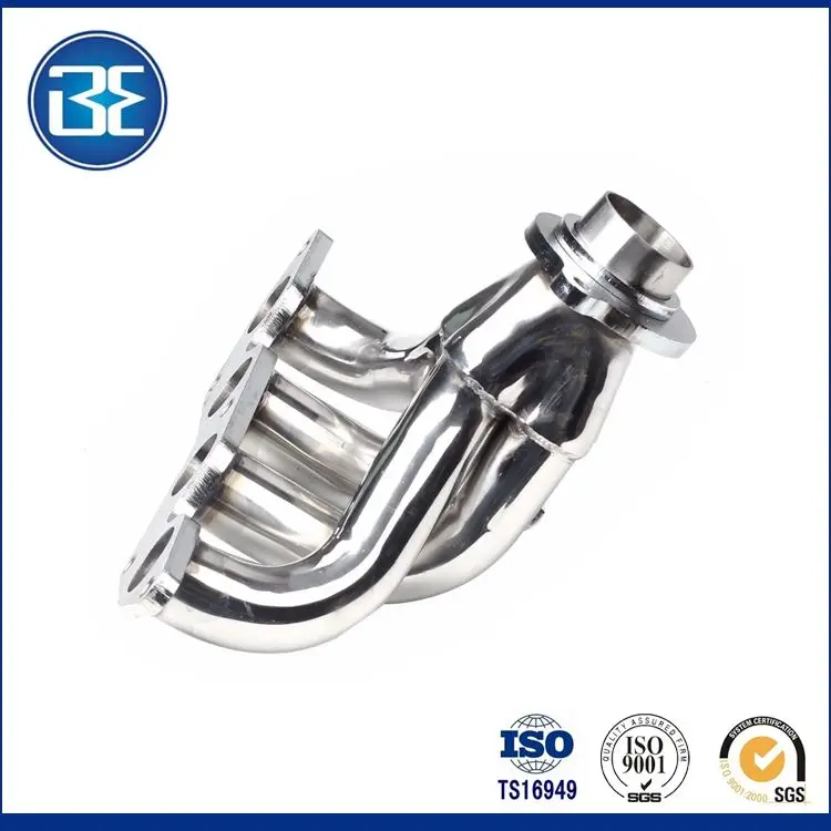 Stainless Steel Race Manifold Header D17 For Honda Civic Ex 0105 1.7l