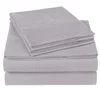 600 Thread Count Best Bed Sheets 100% Cotton Sheets Set Pure White Long-staple Cotton Queen Sheet For Bed