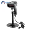 JEPOD JP-H1AT Auto Sense Function inventory scan reader 1D USB Laser Wired Barcode Scanner with Stand
