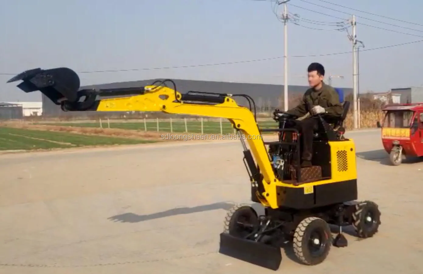 New Design Mini Digger Wheel Excavator For Sale Buy Wheel Digger,Mini