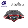 Super good helper night rider bike camera easy operate by mobile and wifi bike cam with remote control and warning lights