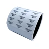 Custom design shape warranty VOID if removed stickers glossy silver void material for seal warranty label sticker