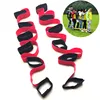 Persons backyard relay games adjustable nylon strap legged race bands for kids and adults