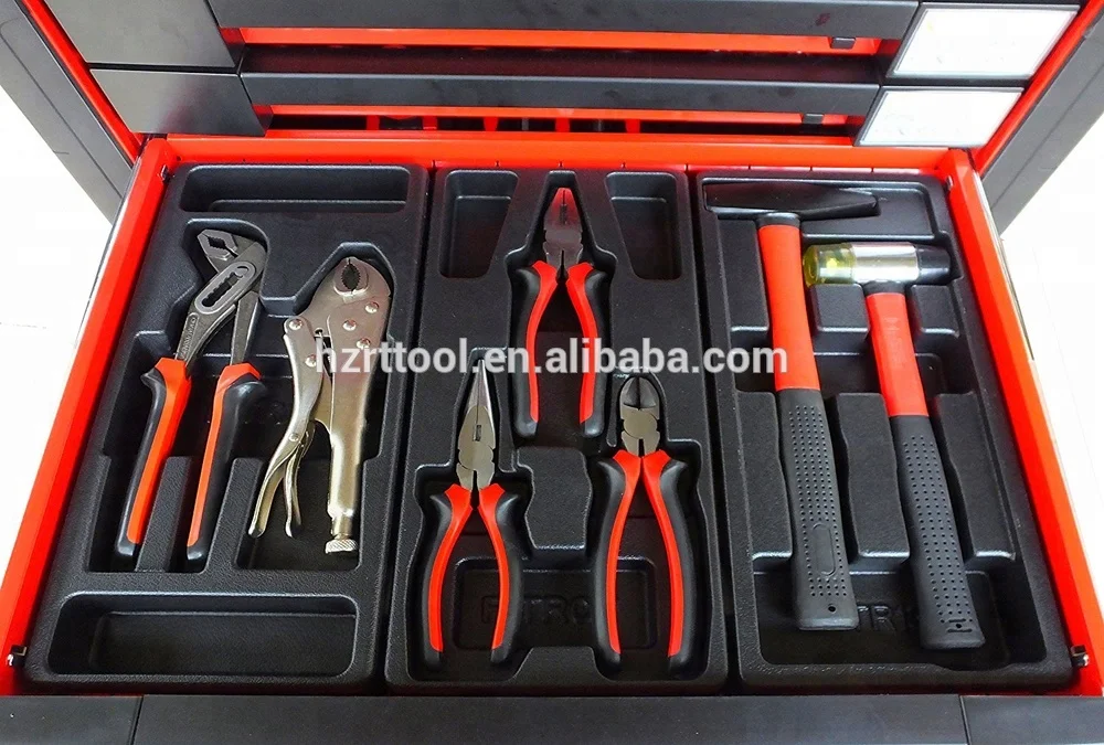
542PCS New Design Storage Hand Tools in Roller Cabinet or Trolley Tool Set 